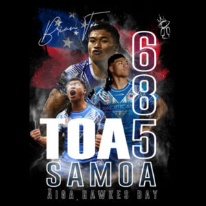 Toa Samoa Brian To'o Hawkes Bay Fans Design