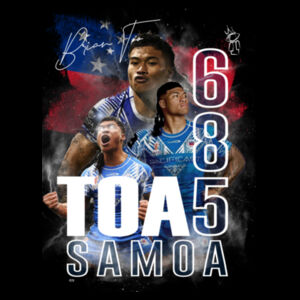 Toa Samoa Brian To'o Singlet Design