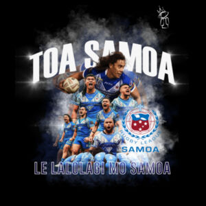 Toa Samoa War Cry Singlet Design